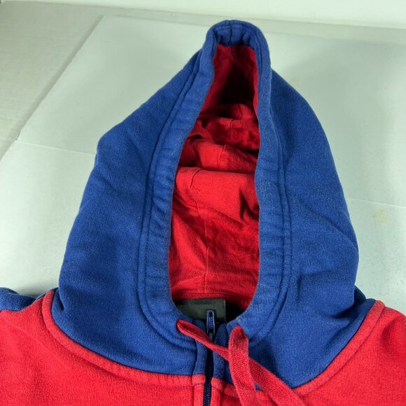 NFL New York Giants Football Sweatshirt Adult Large Blue Faded Full Zip Hoodie - Picture 8 of 15